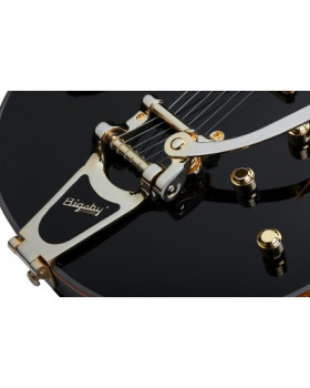 SCHECTER COUPE G.BLK - напівакустична електрогітара-foto3