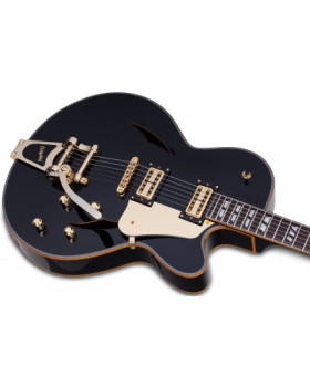 SCHECTER COUPE G.BLK - напівакустична електрогітара-foto5