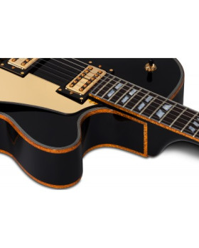 SCHECTER COUPE G.BLK - напівакустична електрогітара-foto9