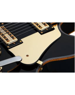 SCHECTER COUPE G.BLK - напівакустична електрогітара-foto11