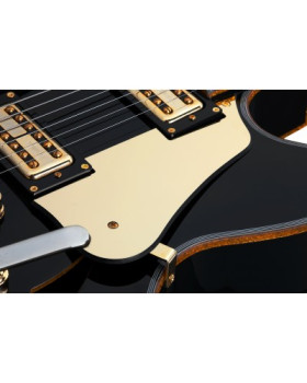 SCHECTER COUPE G.BLK - напівакустична електрогітара-foto11