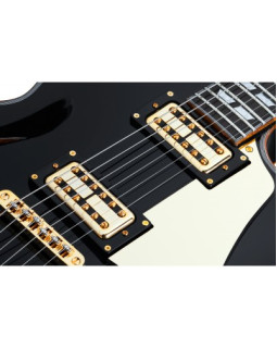 SCHECTER COUPE G.BLK - напівакустична електрогітара-foto12