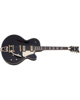 SCHECTER COUPE G.BLK - напівакустична електрогітара-foto2
