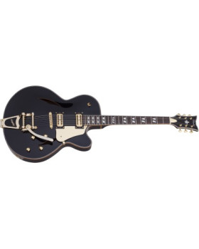 SCHECTER COUPE G.BLK - напівакустична електрогітара-foto2