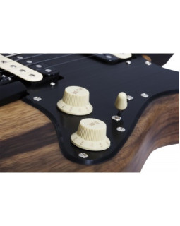 SCHECTER SUN VALLEY SS Exotic HT Black Limba NS - Електрична гітара-foto9