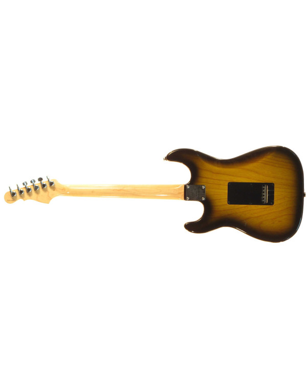 G&L S500 Semi-Hollow (2-Tone Sunburst, maple, 3-ply Tortoise Shell). №CLF51045. Made in USA - Електрична гітара