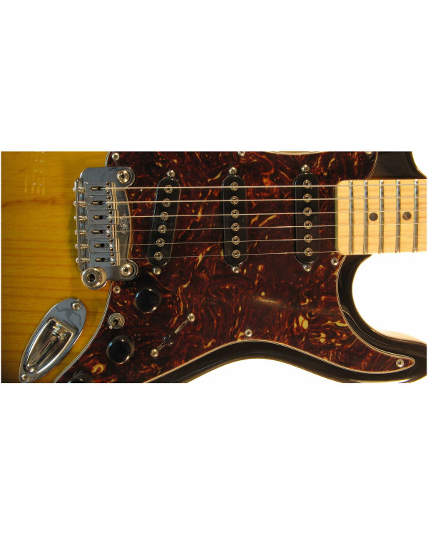 G&L S500 Semi-Hollow (2-Tone Sunburst, maple, 3-ply Tortoise Shell). №CLF51045. Made in USA - Електрична гітара