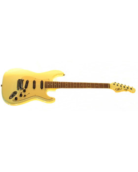 G&L S500 (Vintage White, rosewood, 3-ply Creme). №CLF067651. Made in USA - Електрична гітара-foto3
