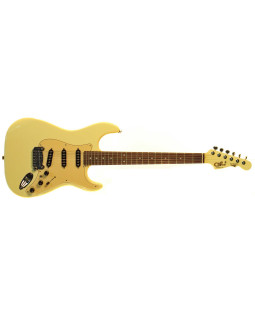 G&L S500 (Vintage White, rosewood, 3-ply Creme). №CLF067651. Made in USA - Електрична гітара-foto2