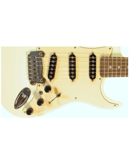 G&L S500 (Vintage White, rosewood, 3-ply Creme). №CLF067651. Made in USA - Електрична гітара-foto5