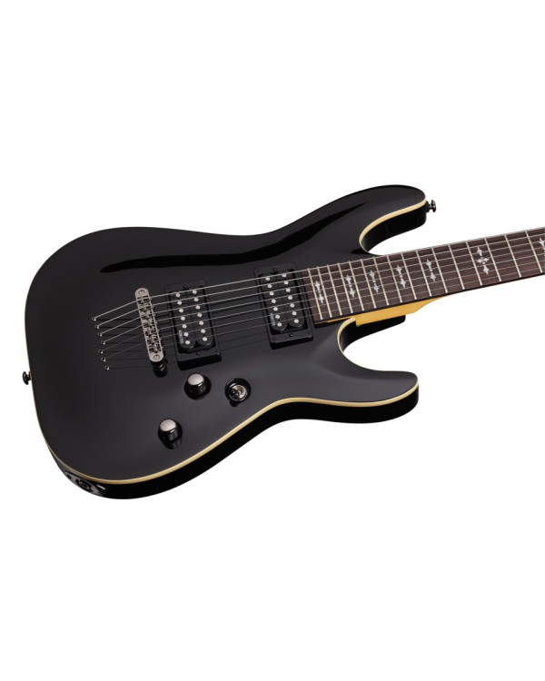 SCHECTER OMEN-7 BLK - семиструнна електрогітара