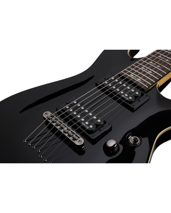 SCHECTER OMEN-7 BLK - семиструнна електрогітара