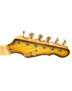 G&L S500 Semi-Hollow (2-Tone Sunburst, maple, 3-ply Tortoise Shell). №CLF51045. Made in USA - Електрична гітара-foto6