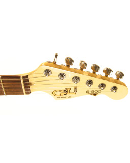 G&L S500 (Vintage White, rosewood, 3-ply Creme). №CLF067651. Made in USA - Електрична гітара-foto7