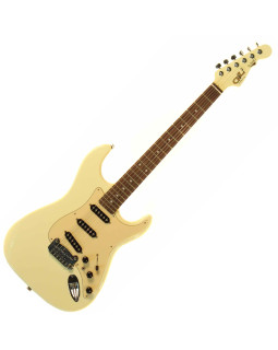 G&L S500 (Vintage White, rosewood, 3-ply Creme). №CLF067651. Made in USA - Електрична гітара