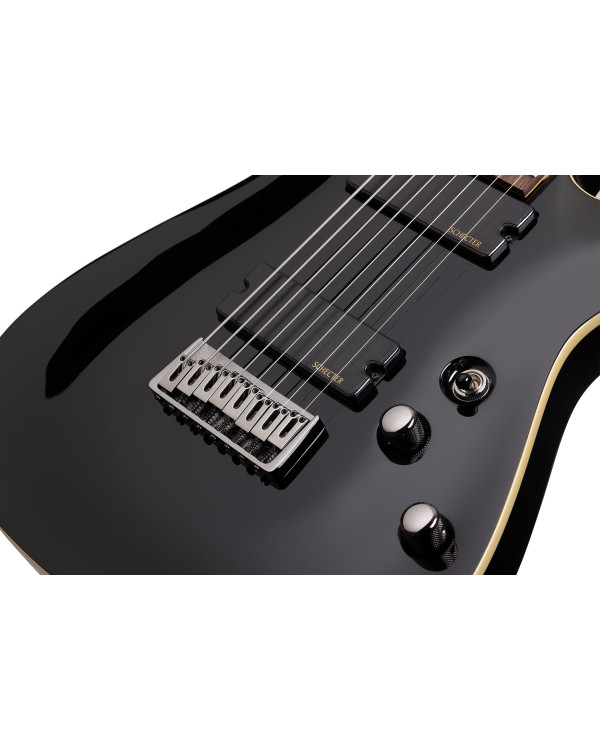 SCHECTER OMEN-8 BLK - восьмиструнна електрогітара