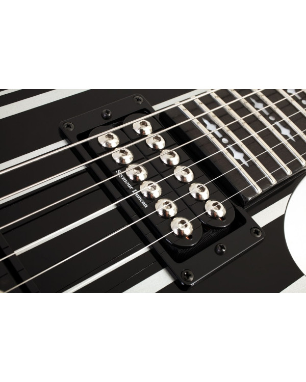 SCHECTER Synyster Gates Custom BLK/SIL - Електрична гітара