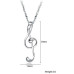ALL SOUNDS Jewelry CA039 Скрипковий ключ на ланцюжку