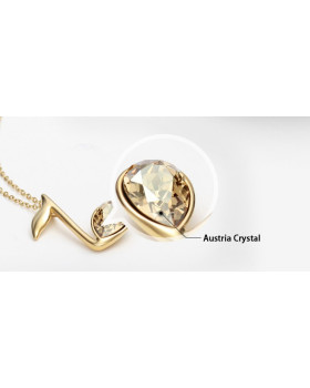 ALL SOUNDS Neoglory Jewelry Кулон Позолочена нота-foto3