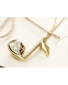 ALL SOUNDS Neoglory Jewelry Кулон Позолочена нота