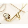 ALL SOUNDS Neoglory Jewelry Кулон Позолочена нота