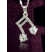 ALL SOUNDS Jewelry Two Notes Кулон Дві ноти