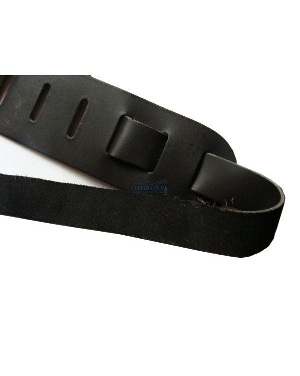 CLAYTON LS2BK LEATHER Ремінь гітарний шкіряний