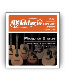 Струни для акустичної гітари DADDARIO EJ41 (12 струн)
