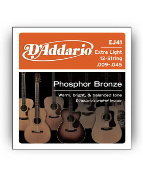 Струни для акустичної гітари DADDARIO EJ41 (12 струн)