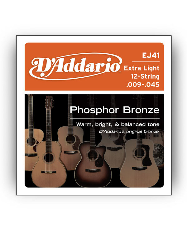 Струни для акустичної гітари DADDARIO EJ41 (12 струн)