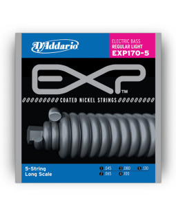 Струни для бас-гітари DADDARIO EXP170-5