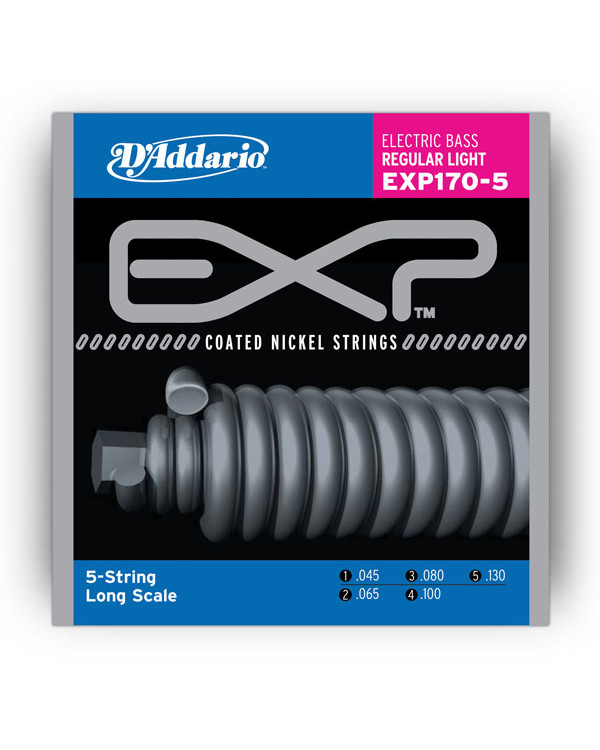 Струни для бас-гітари DADDARIO EXP170-5