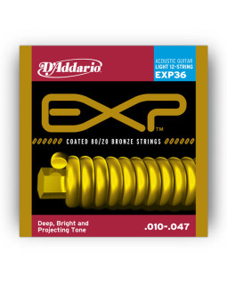 Струни для акустичної гітари DADDARIO EXP36 (12 струн)