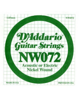 Струни для електрогітари DADDARIO NW072