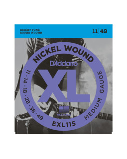 Струни для електрогітари DADDARIO EXL115 Струни для електрогітари DADDARIO EXL115