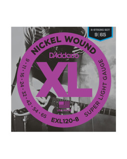 Струни для електрогітари DADDARIO EXL120-8