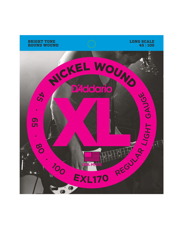 Струни для бас-гітари DADDARIO EXL170