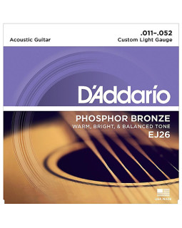 Струни для акустичної гітари D'ADDARIO EJ26