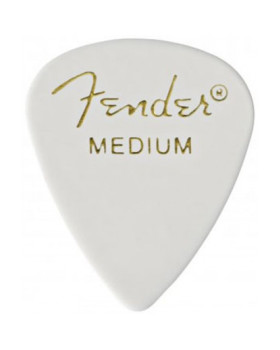 FENDER 351 CLASSIC CELLULOID WHITE MEDIUM Медіатор
