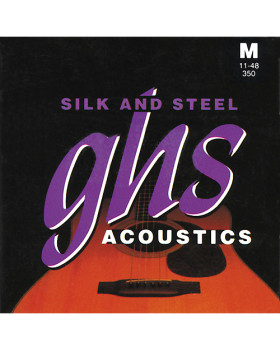 Струни для акустичної гітари GHS STRINGS 350 Silk and Steel