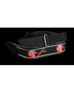 GIBSON ASGG-700 WOVEN STYLE 3' STRAP W/GIBSON LOGO - RED Ремінь гітарний-foto2