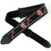 GIBSON ASGG-700 WOVEN STYLE 3' STRAP W/GIBSON LOGO - RED Ремінь гітарний