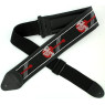 GIBSON ASGG-700 WOVEN STYLE 3' STRAP W/GIBSON LOGO - RED Ремінь гітарний