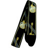 GIBSON ASGG-900 WOVEN STYLE 2' STRAP W/GIBSON LOGO GOLD Ремінь гітарний