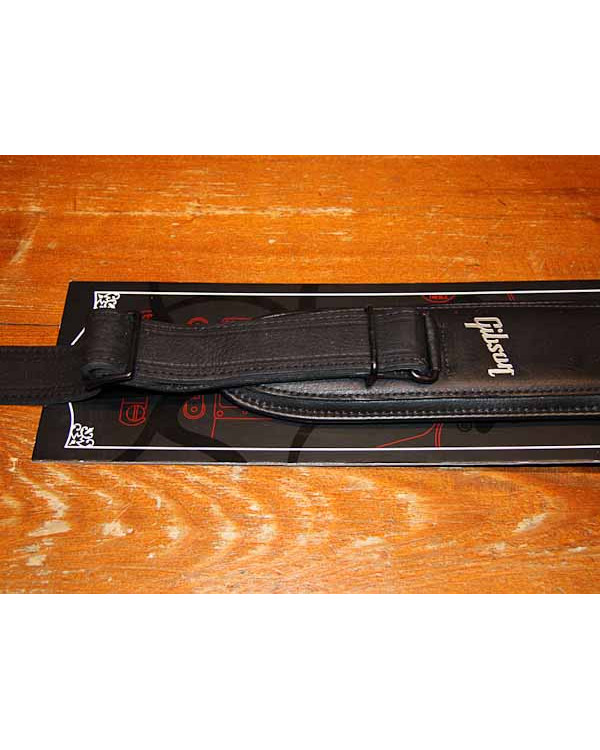 GIBSON FATBOY STRAP BK Ремінь гітарний шкіряний