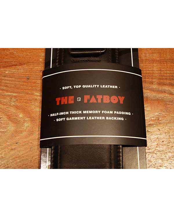 GIBSON FATBOY STRAP BK Ремінь гітарний шкіряний