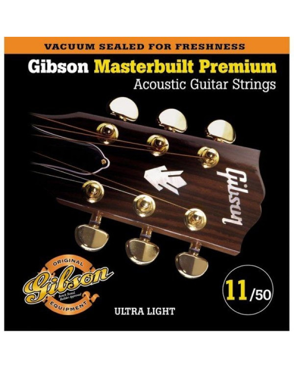 GIBSON SAG-MB11 MASTERBUILT PHOSPHOR BRONZE Струни для акустичної гітари