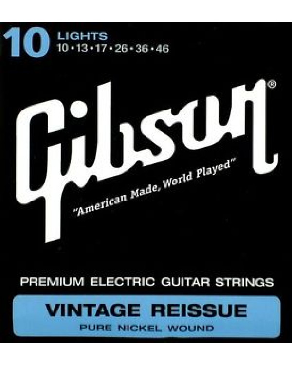 GIBSON SEG-VR10 VINTAGE RE-ISSUE PURE NICKEL WOUND Струни для електрогітари