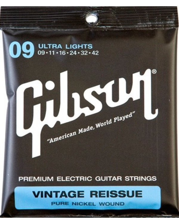 GIBSON SEG-VR9 VINTAGE RE-ISSUE PURE NICKEL WOUND Струни для електрогітари