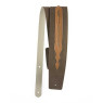 GIBSON ASGG-BL020 BRUSHED LEATHER STRAP BROWN W/COGNAC Ремінь гітарний шкіряний